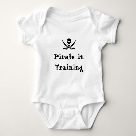 Pirate in opleiding romper (Voorkant)