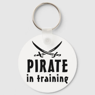 Pirate in opleiding sleutelhanger