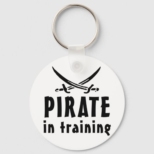 Pirate in opleiding sleutelhanger (Voorkant)