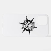 Pirate iPhone Case 12 iPhone Hoesje (Achterkant horizontaal)