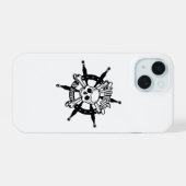 Pirate iPhone Case 15 iPhone 15 Hoesje (Achterkant horizontaal)