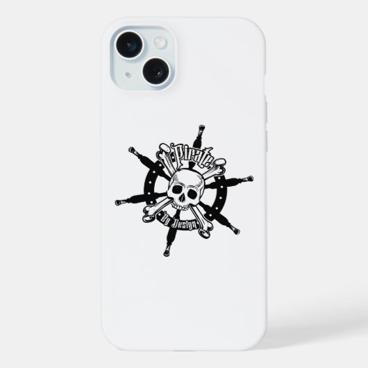 Pirate iPhone Case 15 Plus iPhone Hoesje (Achterkant)