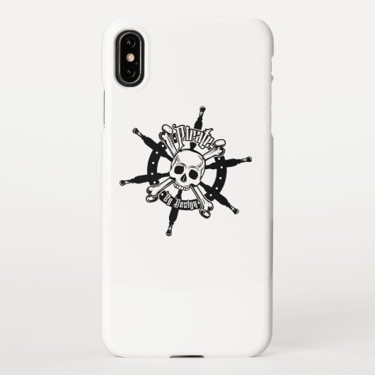Pirate iPhone Case XS Max iPhone Hoesje (Achterkant)
