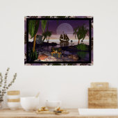 Pirate Island door David Wilder Poster (Keuken)