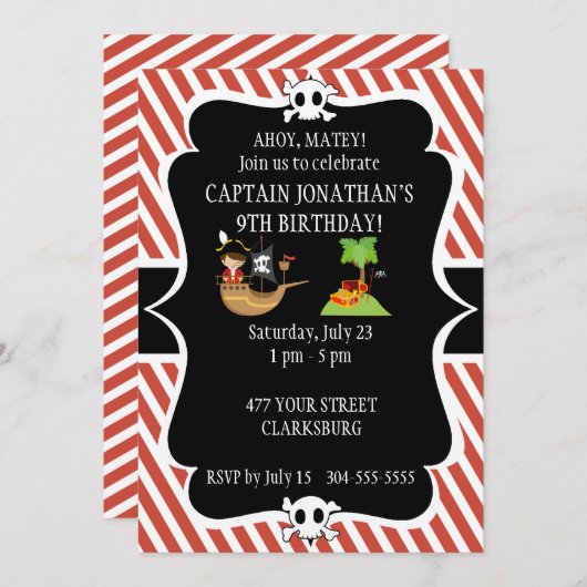 Pirate Island Kaart (Voorkant / Achterkant)