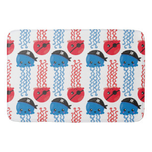 Pirate Jellyfish, kwallen Pattern, Zee Animals Badmat
