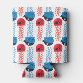 Pirate Jellyfish, kwallen Pattern, Zee Animals Blikjeskoeler (Achterkant)