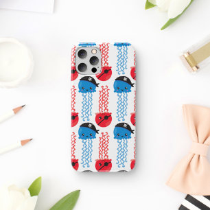 Pirate Jellyfish, kwallen Pattern, Zee Animals iPhone 11 Hoesje