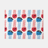 Pirate Jellyfish, kwallen Pattern, Zee Animals Deurmat (Voorkant)