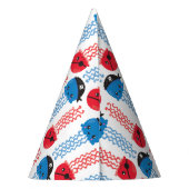 Pirate Jellyfish, kwallen Pattern, Zee Animals Feesthoedjes (Achterkant)