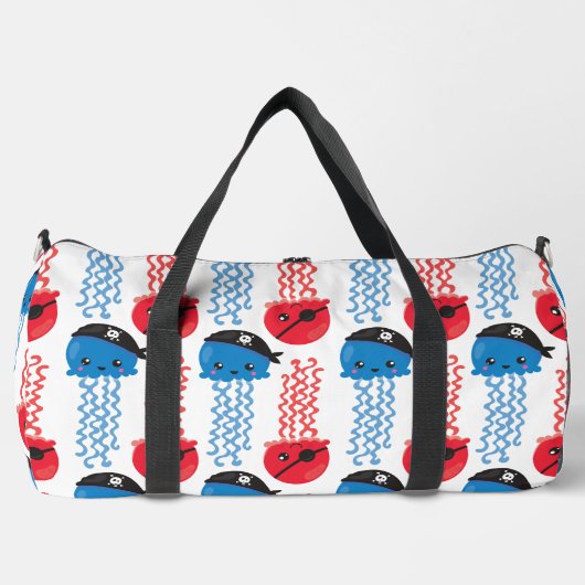 Pirate Jellyfish, kwallen Pattern, Zee Animals Plunjezak (Voorkant)