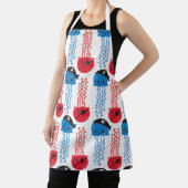 Pirate Jellyfish, kwallen Pattern, Zee Animals Schort (Insitu)