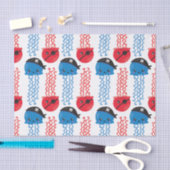 Pirate Jellyfish, kwallen Pattern, Zee Animals Tissuepapier (Craft)
