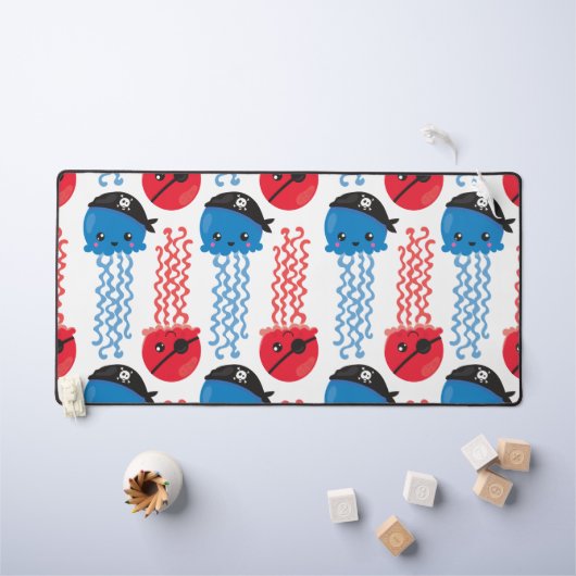 Pirate Jellyfish, Motif de méduses, Sea Animaux (Tableau pour enfants)