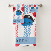 Pirate Jellyfish, Motif de méduses, Votre nom (En situation)