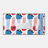 Pirate Jellyfish, Motif de méduses, Votre nom (Clavier et souris)