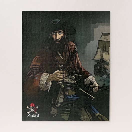Pirate Jigzaag Puzzle Legpuzzel (Verticaal)