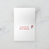 Pirate Jolly roger Père Noël Carte de Noël (Intérieur)