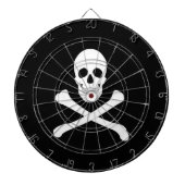 Pirate (Jolly Roger) (Skull en Crossbones) Dartbord (Voorkant)