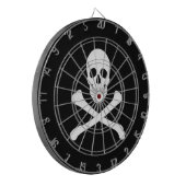 Pirate (Jolly Roger) (Skull en Crossbones) Dartbord (Voorkant Links)