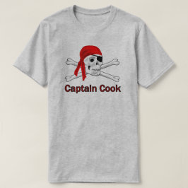 Pirate Kapitein Cook Gray T-shirt