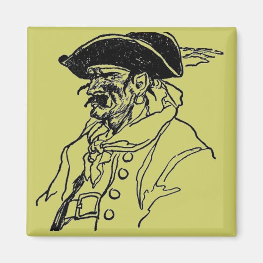 Pirate Kapitein Magneet (Voorkant)