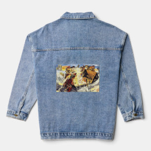 Pirate 🏴☠️ Katten 🐈 Denim Jacket