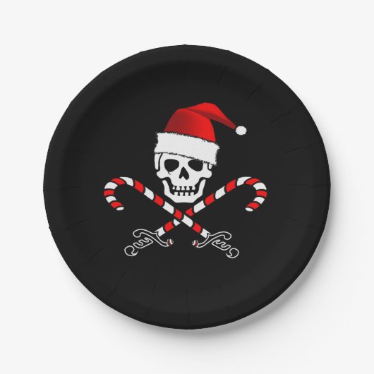 Pirate kerstparty Bord (Voorkant)