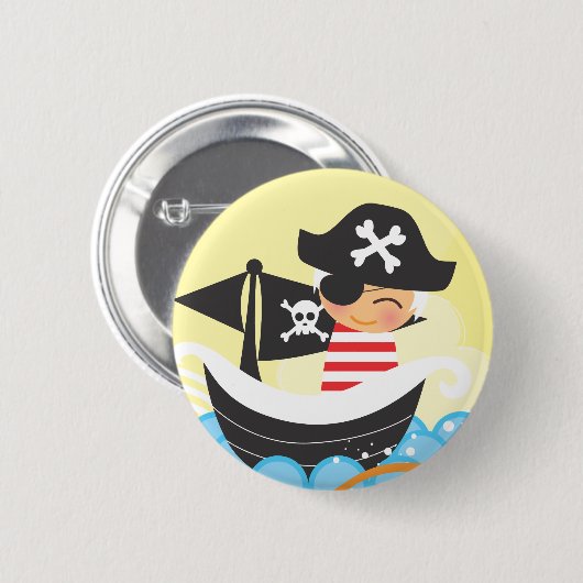 Pirate Kind Button (Voorkant /achterkant)