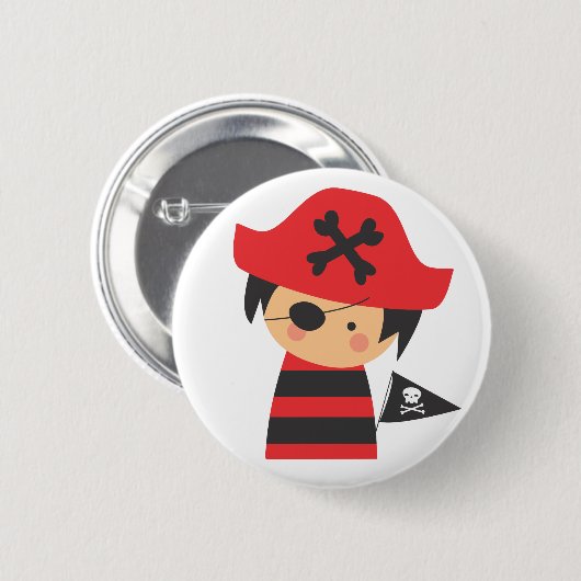 Pirate Kind Button (Voorkant /achterkant)