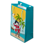 Pirate kind verjaardagsfeestje klein cadeauzakje (Achterkant Gekanteld)