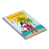 Pirate kind verjaardagsfeestje notitieboek (Rechterzijde)