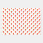 Pirate Kinder partij Crossbones Kleurrijke Modern Inpakpapier Vel (Voorkant 2)