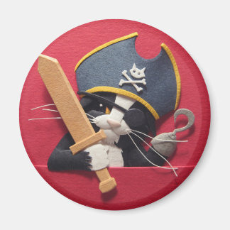 Pirate Kitten Magnet Magneet
