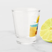 Pirate lady Treasure shot glass Glas (Links)