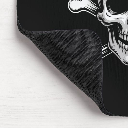 Pirate Lazy Skull Bandana Halloween Kostuum Mannen Muismat (Hoek)