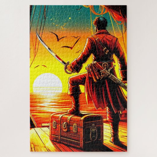 Pirate Legpuzzel (Verticaal)