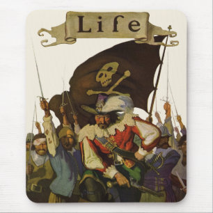 Pirate Life 1921 illustratie Muismat