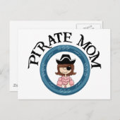 Pirate mama briefkaart (Voorkant / Achterkant)
