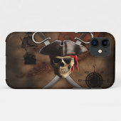 Pirate Map Case-Mate iPhone Case (Achterkant (horizontaal))