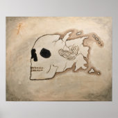 Pirate map "Dangerous Waters" door David Good Poster (Voorkant)