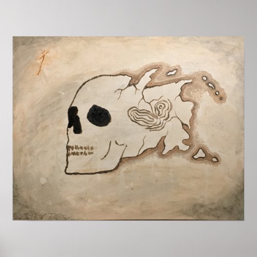 Pirate map "Dangerous Waters" door David Good Poster (Voorkant)