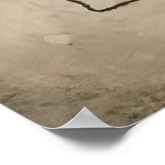 Pirate map "Dangerous Waters" door David Good Poster (Hoek)