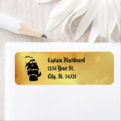 Pirate Map Étiquettes de adresse (En situation)