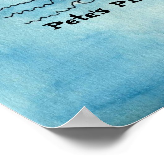 Pirate Map Impression - Grande toile (Coin)