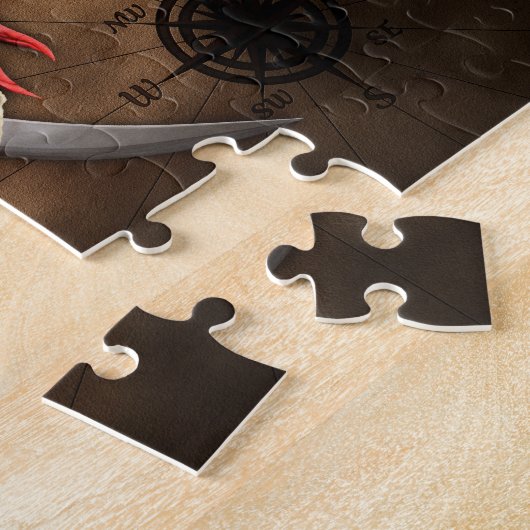 Pirate Map Legpuzzel (Zijkant)