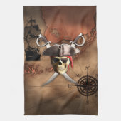 Pirate Map Theedoek (Verticaal)