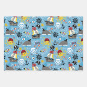 Pirate Marine Life Wrapping Paper Set (Voorkant)