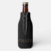 Pirate Mascotte Fles Koeler (Fles Achterkant)