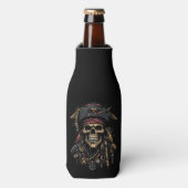 Pirate Mascotte Fles Koeler (Fles Voorkant)
